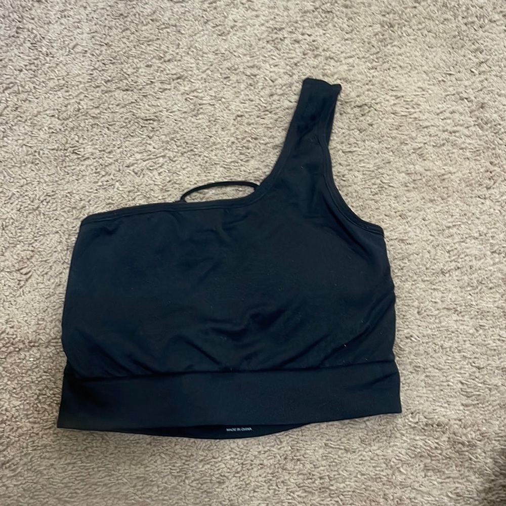 Nvgtn brand new one shoulder sports bra top
